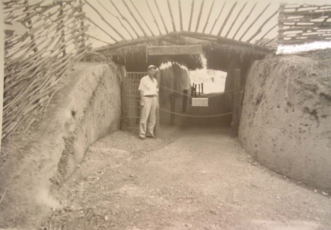 circa 1960s Residential Ridge Excavation Exhibit at Chucalissa